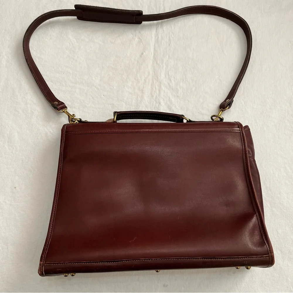Jack Georges Leather Briefcase Bag